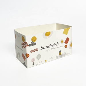 Caja de Embalaje Personalizada para Mini <span class=keywords><strong>Hamburguesas</strong></span> y Desayunos, Caja de Papel para Waffles y Sándwiches de Huevo, Impresión Personalizada - Product Image 6