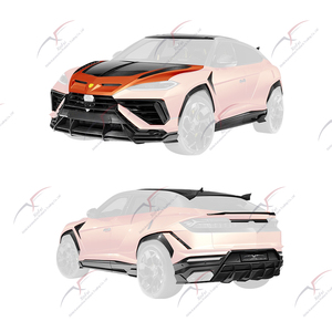 Xe <span class=keywords><strong>Mod</strong></span> sợi carbon phía trước Bumper động cơ mui xe phía sau khuếch tán phía sau Spoiler cho LAMBORGHINI URUS SE nâng cấp phong cách hàng đầu body <span class=keywords><strong>Kit</strong></span> - Product Image 2