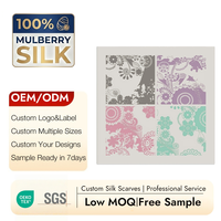 Écharpe en soie sergé roulée à la main personnalisable, 100 % soie de mûrier, imprimée sur mesure, bandana pour femme, foulard, faible MOQ