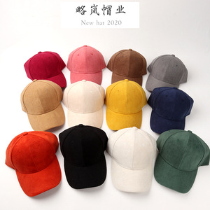 Gorra de béisbol unisex de lana, cálida para invierno, informal, ajustable, para hombres y mujeres, diseño de ala curva de color sólido - Product Image 2