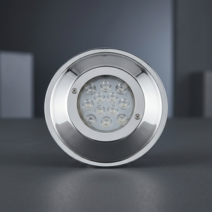 Luz LED Sumergible Ultrafina Vanguard Steel Series |   Luz Decorativa Arquitectónica de Acero Inoxidable SS316 de Ingeniería de Precisión para Piscinas de Lujo - Product Image 1