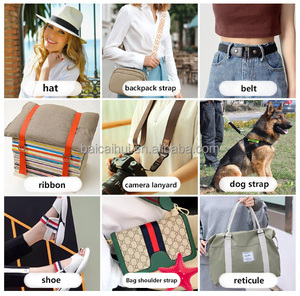 Tùy chỉnh 100% <span class=keywords><strong>Polyester</strong></span> <span class=keywords><strong>jacquard</strong></span> <span class=keywords><strong>Webbing</strong></span> rắn màu 2.5 cm thích hợp cho <span class=keywords><strong>Jacquard</strong></span> dây đeo vai - Product Image 6