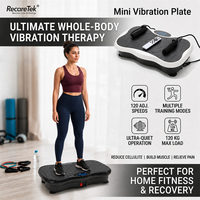 Crazy Fit Masaj 200W Titreşimli Platform Egzersiz Aleti Kilo Verme Çin Malı Vücut Sarsma Cihazı Mini Ayakta Fitness Zayıflama Cihazı