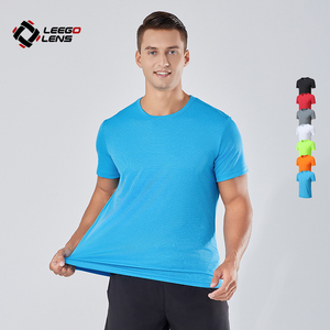 Áo thun thể thao nam dệt kim OEM tùy chỉnh, nhanh khô, thoáng khí, nhẹ, không xù, tay ngắn, dùng cho chạy bộ và tập luyện - Product Image 1