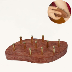 Japon Vente Chaude Gua Sha Guasha Thérapie Du Visage Cheveux Cuir Chevelu Masseur Tête avec Bâton En Bois Cheveux Cuir Chevelu Peigne Brosse - Product Image 2