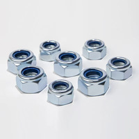 Blue Zinc Plated Hex Nylon Insert Lock Nut Metric & Inch Stainless Steel
