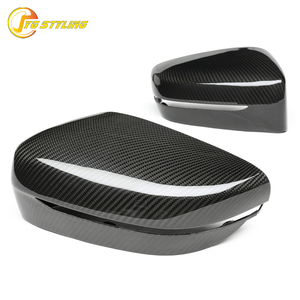 LHD/RHD Dry Carbon Fiber Side Mirror Cover for BMW G20 G30 Car Mirrors Replacement Exterior Accessories - Product Image 2