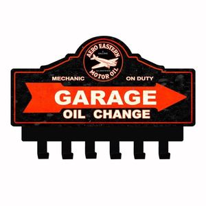 Người Đàn Ông Hang Động Tường Trang Trí Nội Thất Thời Gian Qua Dấu Hiệu Xăng Móc Chìa Khóa Cổ Điển Nhà Để Xe Dấu Hiệu Kim Loại Móc Chìa Khóa 14 "X9" Tin Đăng - Product Image 2