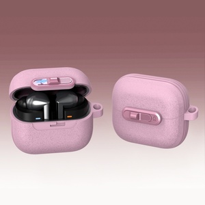 Funda protectora para auriculares con interruptor de bloqueo seguro para <span class=keywords><strong>Samsung</strong></span> Galaxy Buds 3 Pro / Buds 3 Generation, funda inalámbrica + gancho - Product Image 2