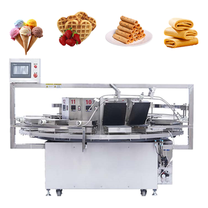 상업용 아이스크림 콘 제조기 자동 아이스크림 콘 베이킹 제조기 에그 롤 성형기 터치스크린 포함 - Product Image 1