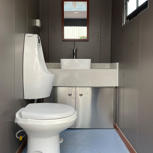 Luxe Camping <span class=keywords><strong>Caravane</strong></span> Salle De Bains Portable Toilettes <span class=keywords><strong>Douche</strong></span> Extérieure Toilette Remorque De Luxe <span class=keywords><strong>avec</strong></span> Roues à Vendre - Product Image 5