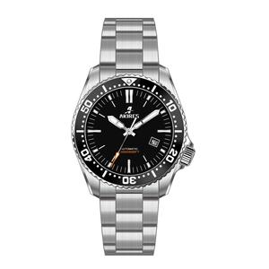 AKIRES OEM buzo Japón movimiento automático Diver reloj de pulsera con banda de silicona Reloj buceador automático - Product Image 3