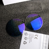 Lentes para Gafas de Sol EXIA M10B 1.61 SHMC MR-8 Material de Poliuretano Anti Impacto UV400 Revestimiento Azul