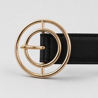 Boucles de ceinture pour hommes d'affaires, logo gravé sur mesure, alliage de zinc, métal résistant à la rouille, anti-rayures, pour ceinture en cuir