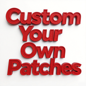 Custom Designer Logo Letters Chenille Hook Loop PVC Iron on Sew on <strong>Patches</strong> Heat Press Woven Embroidered Custom <strong>Patches</strong> - Product Image 1