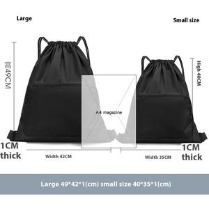 2025 Trọng lượng nhẹ phòng tập thể dục túi mới công suất lớn không thấm nước dây kéo Ba Lô Oxford du lịch thể thao chuỗi ba lô - Product Image 5