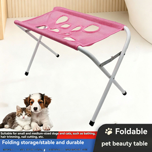 Soporte Plegable Multifuncional y Ecológico <span class=keywords><strong>para</strong></span> el Cuidado de Mascotas, Malla de Poliéster de Secado Rápido, Marco de Hierro, <span class=keywords><strong>para</strong></span> Bañar, Secar con Soplador y Administrar Medicamentos - Product Image 6
