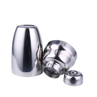 Ensemble de shaker à cocktails classique TOPIN en acier inoxydable 304 de haute qualité, 500 ml, pour bar et usage domestique
