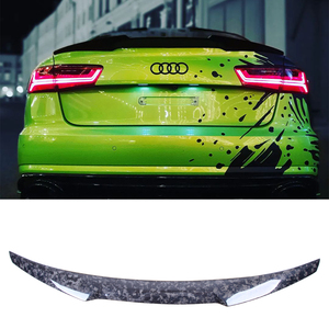 สปอยเลอร์หลังรถ A6 C7รถเก๋ง M4สไตล์2012-2015คาร์บอนไฟเบอร์ - Product Image 1