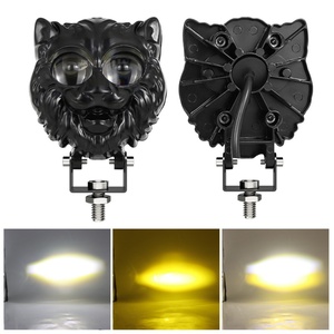 Faro LED para Motocicleta, Luz Blanca y Amarilla, Luces Antiniebla, Faro LED Universal para Motocicleta, Lámpara de Ensamblaje para Motor - Product Image 5