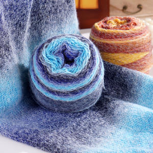 Hilo de Algodón Mezclado en Rollo Grande, Degradado Arcoíris, para Tejer a Mano, Ganchillo, Mantas, Bufandas y Proyectos de Crochet - Product Image 1