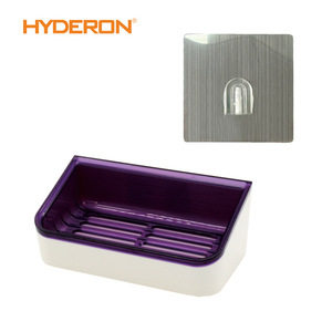 Hyderon Wall Mount <b>Soap</b> <b>Dish</b> Rectangular Plastic Detachable Drainage Bathroom <b>Holder</b> - Product Image 3