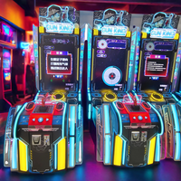 Machine de jeu vidéo d'arcade simulateur de tir à grand écran à monnayeur avec structure en fer, garantie 1 an, jeu pour enfants pour FEC