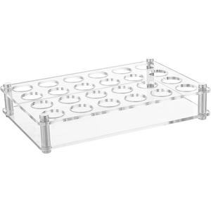 Exhibidor de Acrílico Personalizado para Cócteles, Bandeja Transparente para Copas de <span class=keywords><strong>Vino</strong></span>, Soporte de Plástico Fundido para Suministros de Bar y Fiestas - Product Image 1
