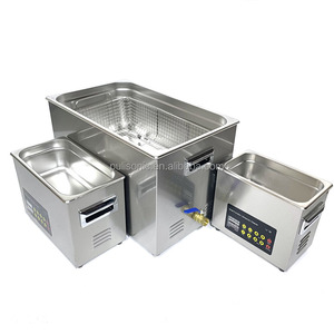 Laveuse de réservoir de nettoyage à ultrasons 28kHz 3L pour pièces de moteur et injecteurs de carburant - Product Image 1