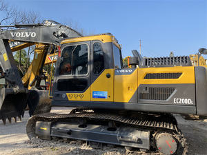 Excavadora de cadenas VOLVO EC210 de segunda mano, de uso pesado, con componentes principales coreanos, motor, bomba y sistema hidráulico completo, 1 año de garantía. - Product Image 3
