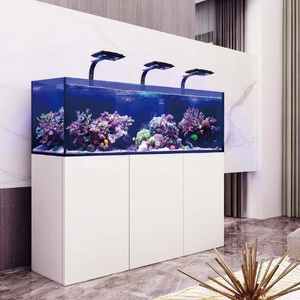 Nieuwe moderne luxe zeewateraquariumset, stille WiFi slimme besturing, geïntegreerde voedingsbox in kaststijl, anti-corrosie frame, vis. - Product Image 2