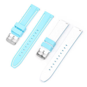 Bracelet de montre en silicone à libération rapide en stock 20/22mm 24/26mm Bracelet en caoutchouc sport tendance pour Samsung MoonSwatch - Product Image 4