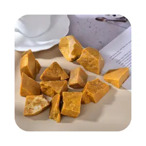 crystals supplier Natural meditation products Yellow Aventurine Rough Stone Crystal Rock cristal stones home decor