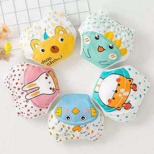 กางเกงฝึกเข้าห้องน้ำสำหรับเด็กผู้ชายเด็กผู้หญิงผ้าอ้อมใช้ซ้ำได้ผ้าคอตตอนแท้ระบายอากาศได้ดีใช้ซ้ำได้สำหรับเด็กวัยหัดเดิน - Product Image 1