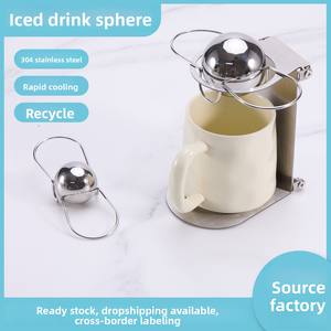 Bola Enfriadora de Acero Inoxidable para Espresso, Reutilizable, Soporte Mejorado para <span class=keywords><strong>Nespresso</strong></span> Breville, Regalo para Cumpleaños, San Valentín, Navidad - Product Image 2