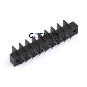 MX25SM-7.62-08P-BK01-Cu-S-A Barrier Terminal Block Through hole,P=7.62mm Connector Two Sides 7.62mm 1x8P Straight Pin - Product Image 2