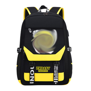 ZMBABY <b>Student</b> <b>Backpack</b> 18 In Lightweight Casual School Bag For Boys Primary Secondary Education Printing Design - Product Image 5