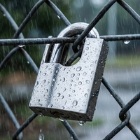 Cadenas protégé par manille en acier inoxydable de haute qualité SS 304