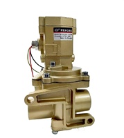 Haute Qualité grand Débit En Aluminium DN 40 1.5 pouces 1-1/2 porte Électrovanne 3 Voies vanne De Contrôle K23JD-40-15-25W