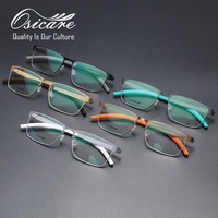 Monture de Lunettes Optiques de Marque de Luxe pour Hommes – Cadre Sport en Caoutchouc et Titane IP Sans Vis