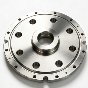 Plaque à bride de précision CNC, en alliage d'aluminium 6061, utilisée pour les équipements d'automatisation et les supports d'outillage. - Product Image 1