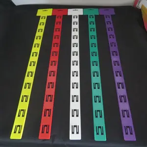 Nhựa bền treo Clips Strips hiển thị kim loại clip móc áo merchandiser Rack hiển thị với clip
