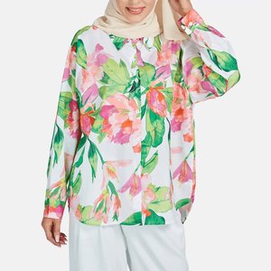 Damen Muslim Langarm Frauen Shirts T-Shirt Frauen Muslime Blusen und Tops - Product Image 1