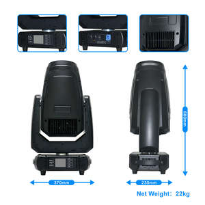 500 wát <span class=keywords><strong>LED</strong></span> di chuyển đầu chùm đèn sân khấu với trường hợp CMY + CTO 9 gobos Zoom lăng kính bsw rửa tại chỗ khung - Product Image 4