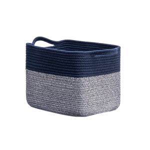 Cesta Plegable Moderna LEGEND Puselife de 27.5x27.5cm, Hecha de Cuerda de Algodón Ecológica y Sostenible, Multicolor, para Almacenamiento de Ropa de Niños - Product Image 1