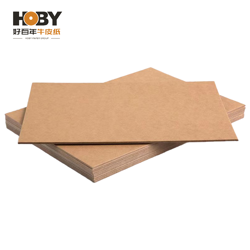 HBN Hot Sale Moisture Proof Recyclable Composite Kraft Paperboard | Customized for Flip Chart Paper Garment Hangers Logistics