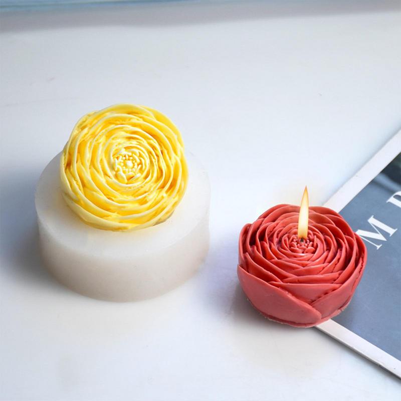 3D Silicone DIY Homemade Candle Making Aromatherapy Scented Mold easy to demold Sculpture Room Decorative Plaster Mold Art Craft