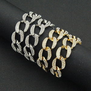 Exaggerated Cuban Chain Full of Diamonds Necklace Female, Collarbone Chain Temperament Cool Tanjing Fashion Lijing Necklace - Product Image 2