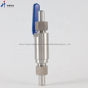 Bille en acier inoxydable avec filetage NPT mâle pour gaz, haute performance HJQ21F, vente en gros - Product Image 2