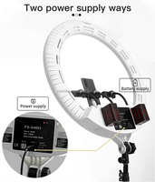 Nouveau 100W Ring Light 22 pouces Floor Lash Light Moon Lamp avec strass éblouissants pour cils Tattoo Professional Beauty Light